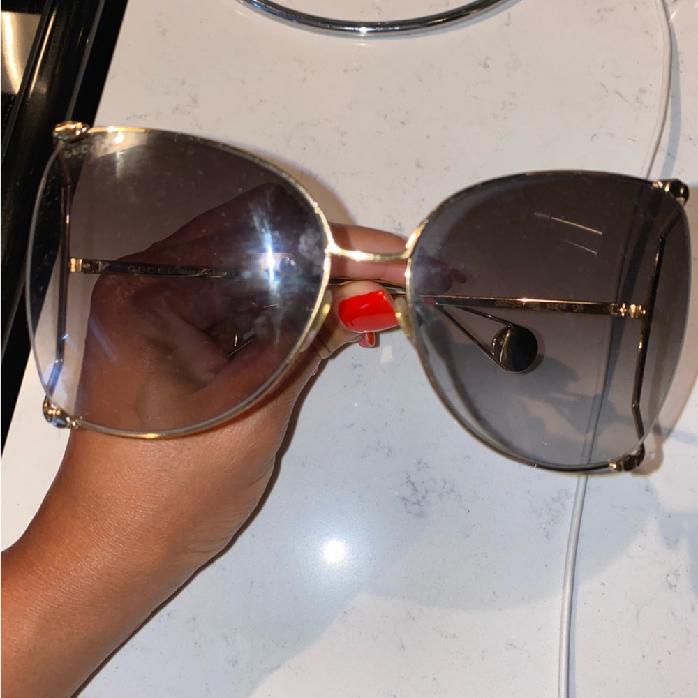 Over sized Gucci glasses